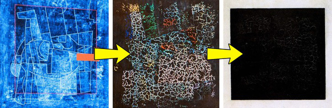 Ô vuông đen trong tranh của Kazimir Malevich