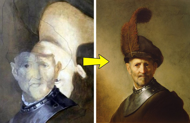 Bức tranh "Ông lão mặc quân phục" của Rembrandt Harmenszoon van Rijn
