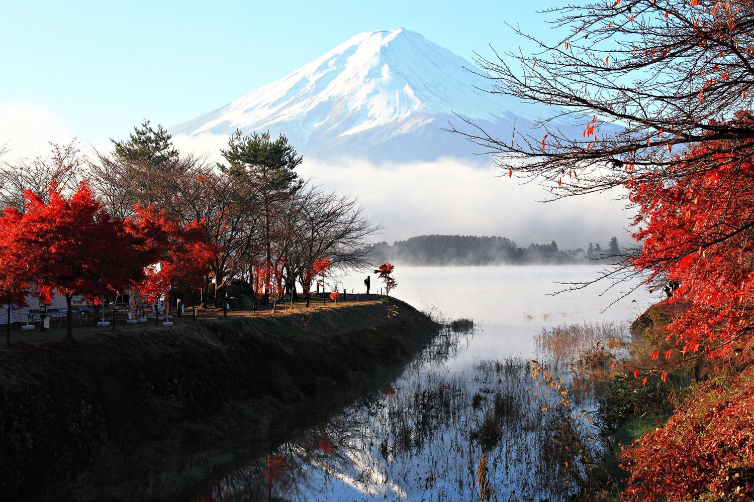 Khám phá vẻ đẹp làm say đắm lòng người của núi Phú Sĩ vào mùa thu