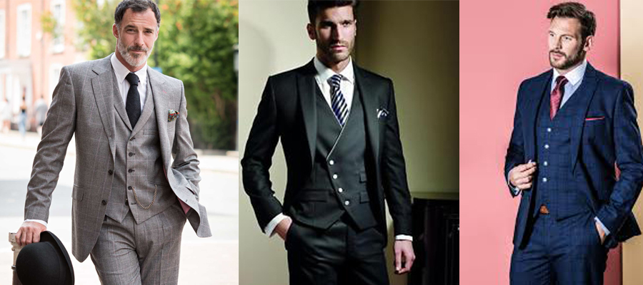 Bộ suit 3 mảnh với phong cách quý ông sang trọng